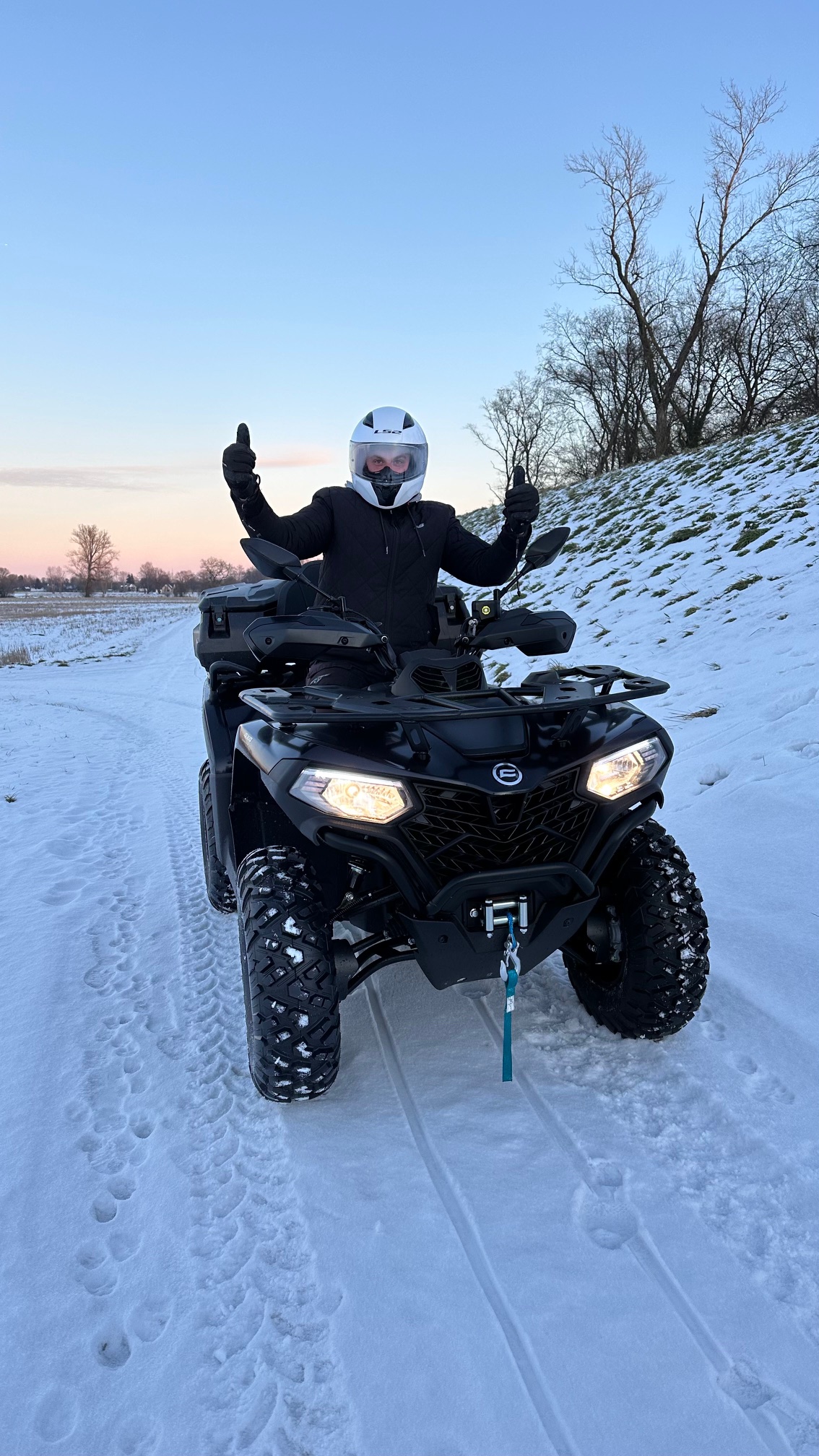 Quad Zatur zimą